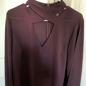 Purple blouse